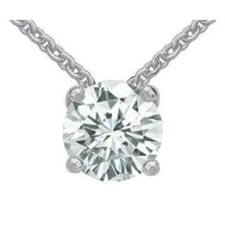 Colar de pingente de joia de diamante redondo de diamante 2.50 ct - harrychadent.pt