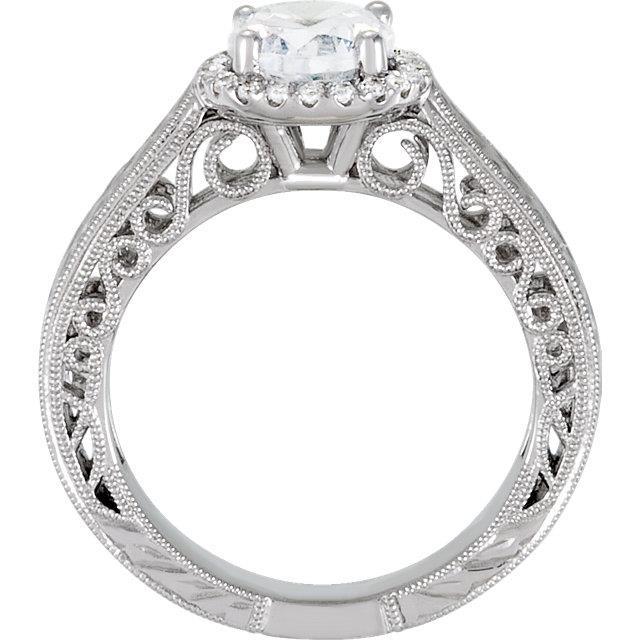 Anel de halo redondo de diamante estilo vintage de 1.66 quilates com joias femininas de filigrana novo - harrychadent.pt