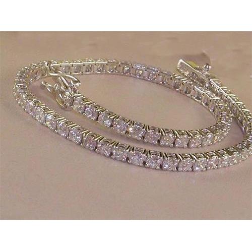 16 Quilate Pulseira Tênis Diamante