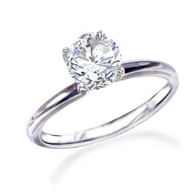 Solitaire 2.25 quilates diamante espumante anel de noivado ouro branco - harrychadent.pt