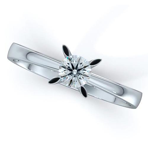 Solitaire Diamond Ring 1 quilate joias femininas clássicas - harrychadent.pt