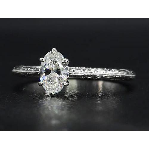 Solitaire Diamond Ring 1.50 quilates estilo vintage joias - harrychadent.pt