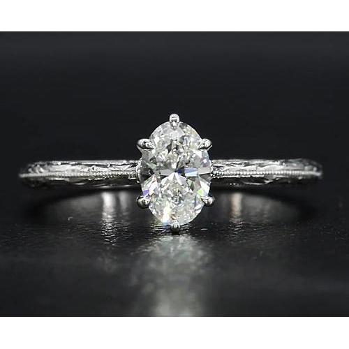 Solitaire Diamond Ring 1.50 quilates estilo vintage joias - harrychadent.pt