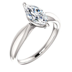 Solitaire Marquise Diamond Ring 2.50 Carats