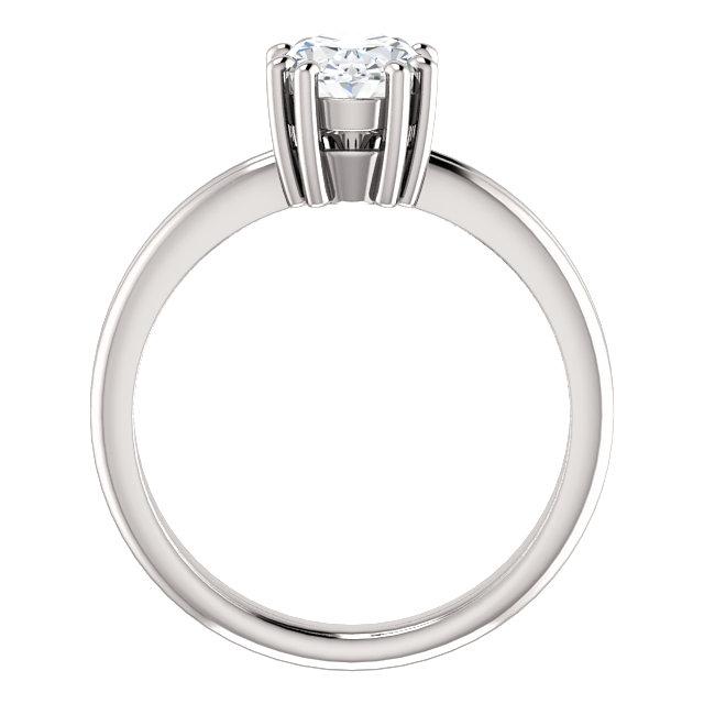 Anel Solitaire Oval Cut 5 Quilates Split Shank Prong Setting Joias Novo - harrychadent.pt