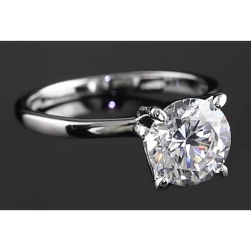 Solitaire Round Diamond Ring 2 quilates - harrychadent.pt