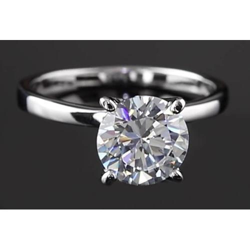 Solitaire Round Diamond Ring 2 quilates - harrychadent.pt