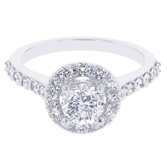 Solitaire With Accents 2.10 quilates Diamond Halo Ring - harrychadent.pt