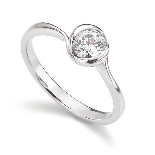 Conjunto de moldura espumante anel de solitário de aniversário de diamante de 1.25 quilates - harrychadent.pt