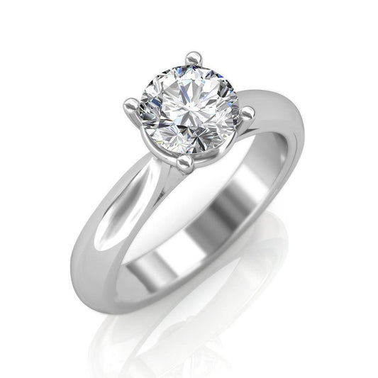 Espumante brilhante corte 1.51 quilates diamante anel solitário de noivado - harrychadent.pt