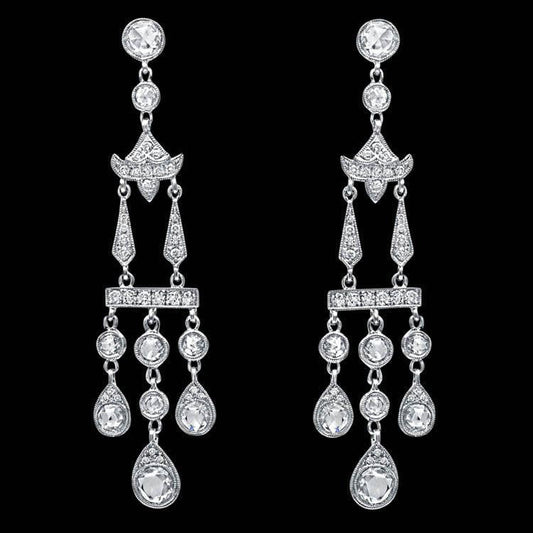 Brincos de diamante lustre cintilante brinco de diamante de 3 quilates - harrychadent.pt