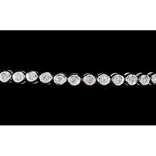 Bracelete de diamante de tênis Conjunto de moldura de 4 quilates Joias F Vs1 - harrychadent.pt