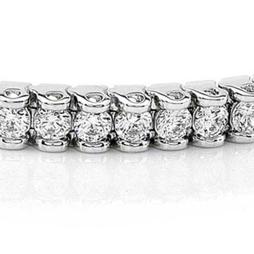 Bracelete de tênis básico em ouro branco 14K Diamonds 3.50 quilates - harrychadent.pt