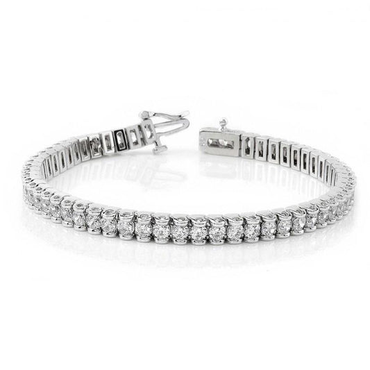 Bracelete de tênis básico em ouro branco 14K Diamonds 3.50 quilates - harrychadent.pt