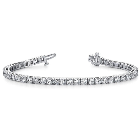 Bracelete de tênis básico em ouro branco 14K Diamonds 8 quilates - harrychadent.pt