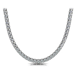 White Gold 20 Carat Diamond Necklace