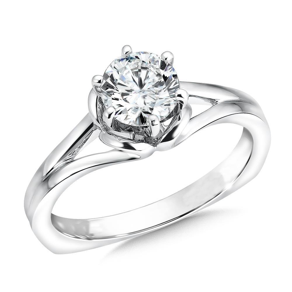 Solitaire feminino redondo de 1.75 quilates de anel de noivado de diamante - harrychadent.pt