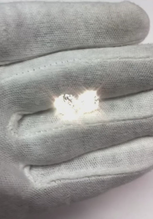 4 Ct G S1 Diamonds Beautiful Stud Earrings Platinum