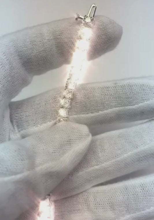 15 Quilate Pulseira Tênis Diamante